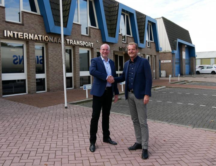 Rico Daandels, CEO of Van den Bosch, and Frank Simons, owner of Gé Simons.