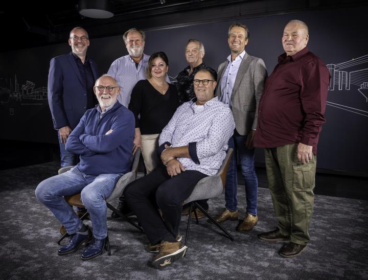 All the jubilarians at a glance:  12,5 years: Tamara Gosjadze, Daniel Szela, Petra van der Ent. 25 years: Hans Smit. Retirement: Klaas Spoelstra, Wieslaw Kaminski, Rob de Graaf, Wiert Drenth, Joop van Stiphout, Paul Cloot, Fred Haringsma.
